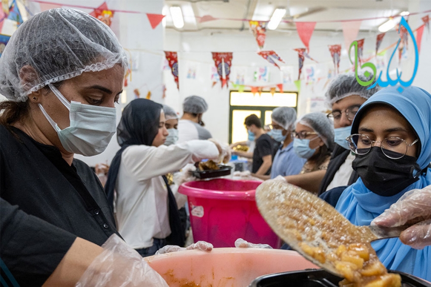 2,800 iftar meals for al-sayeda aisha area