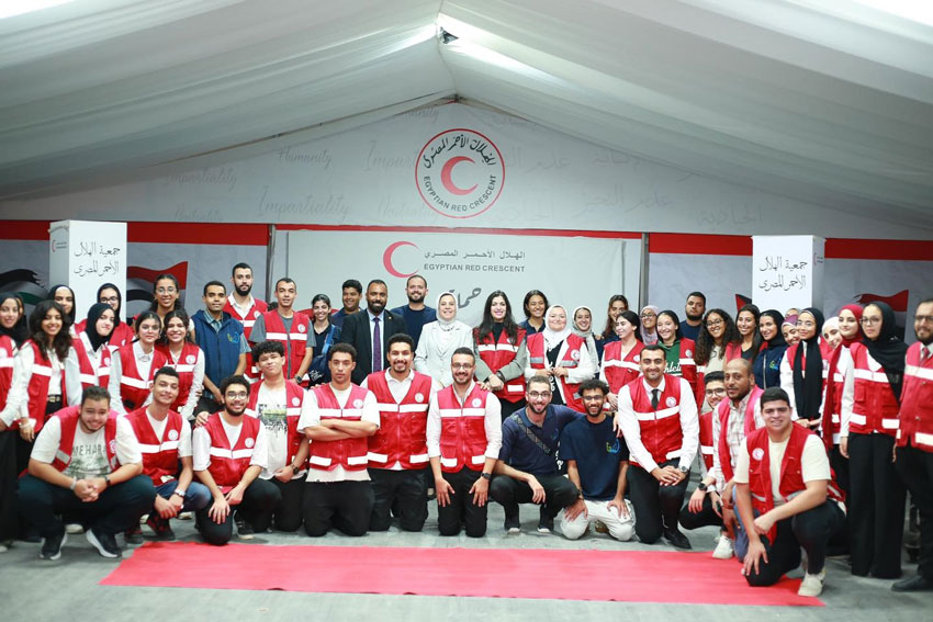 زيارة الهلال الأحمر المصري